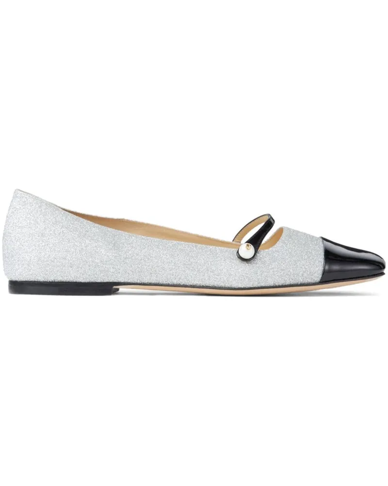 Jimmy Choo Elisa Ballerinas - Silber Silber
