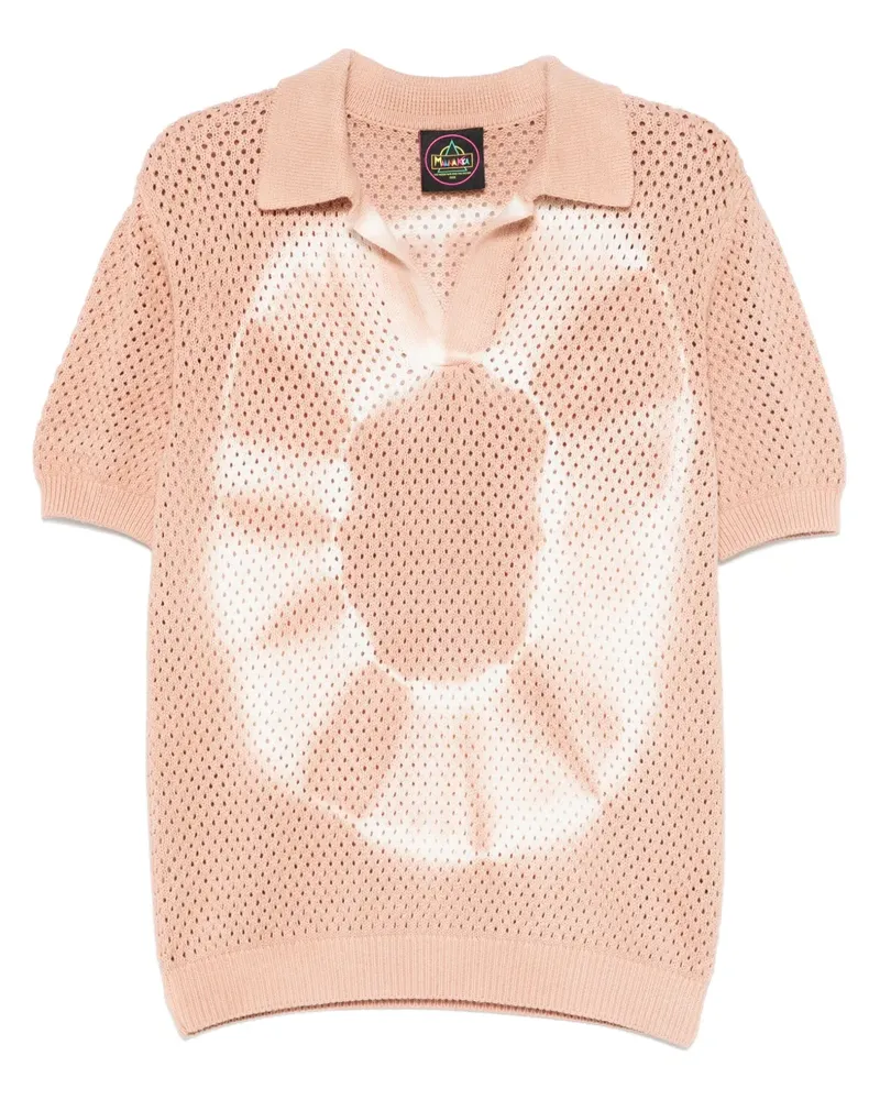 MAUNA KEA Shibori Oberteil - Rosa Rosa