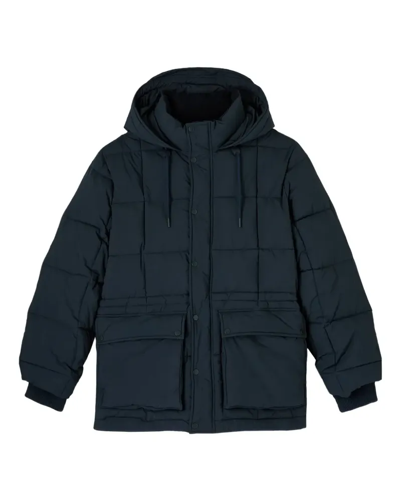 A.P.C. Joshua Steppjacke mit Kapuze - Blau Blau