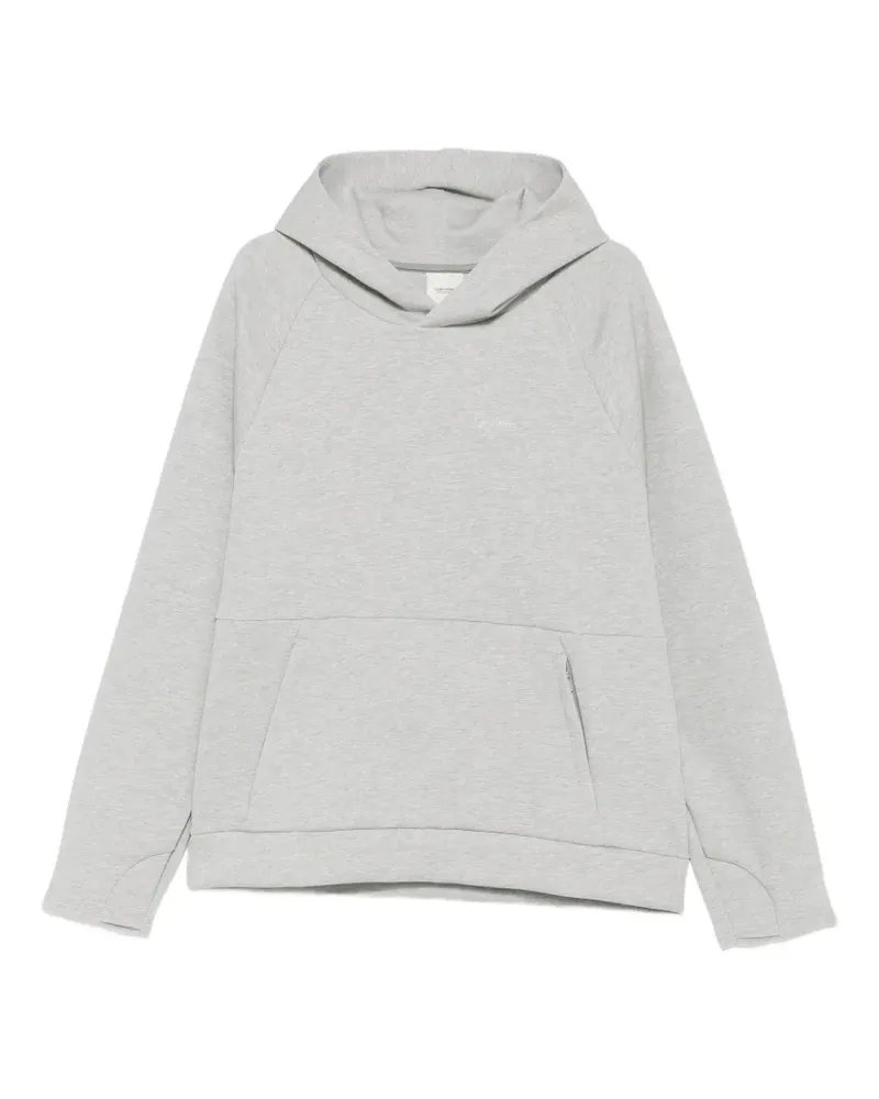 Calvin Klein Hoodie mit Raglanärmeln - Grau Grau