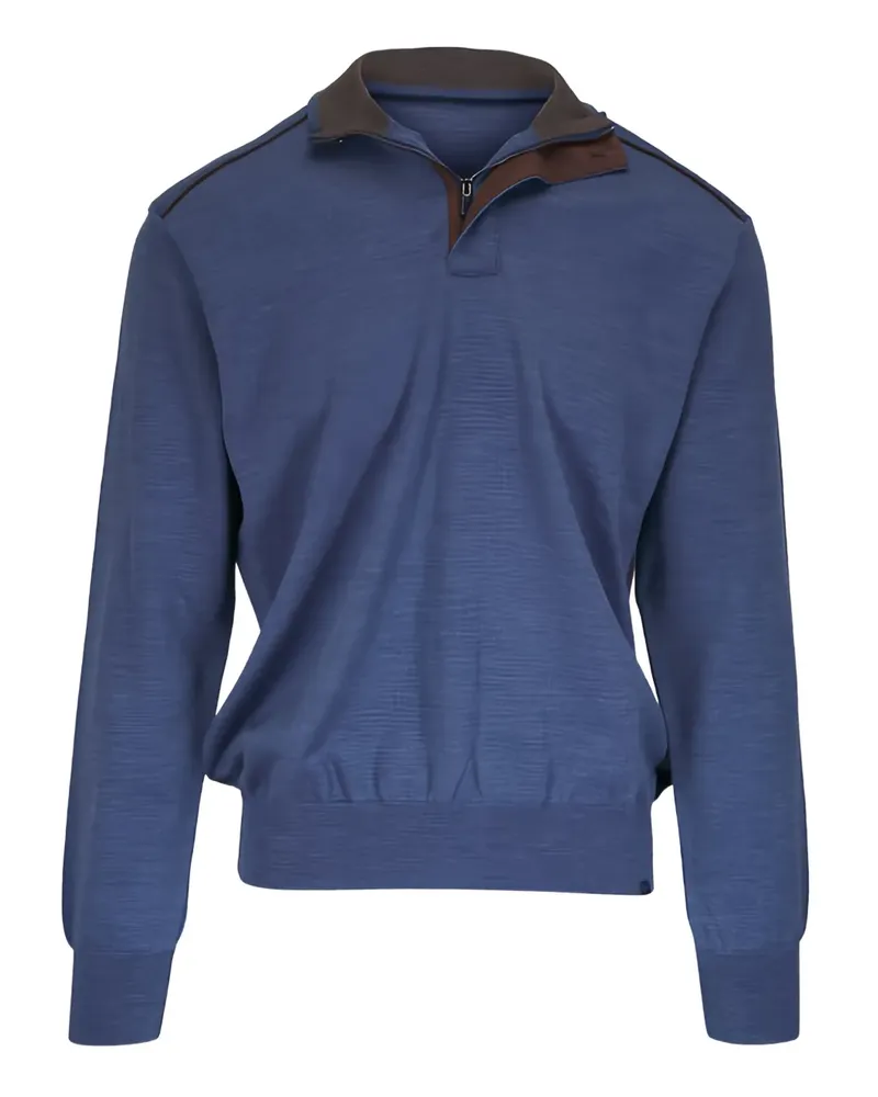 Paul & Shark Pullover mit Stehkragen - Blau Blau