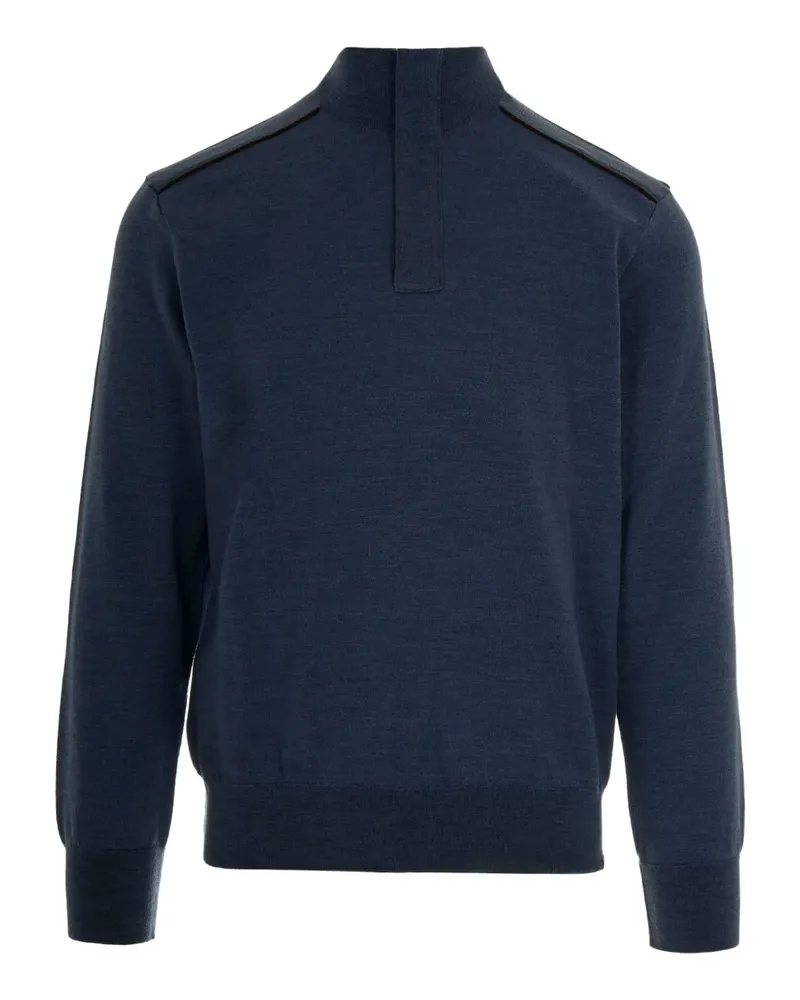 Paul & Shark Pullover mit Stehkragen - Blau Blau