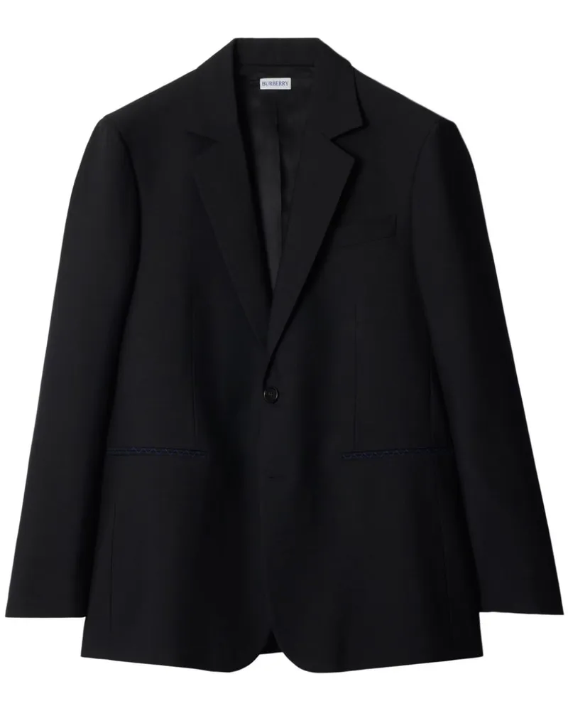 Burberry Klassisches Sakko - Schwarz Schwarz