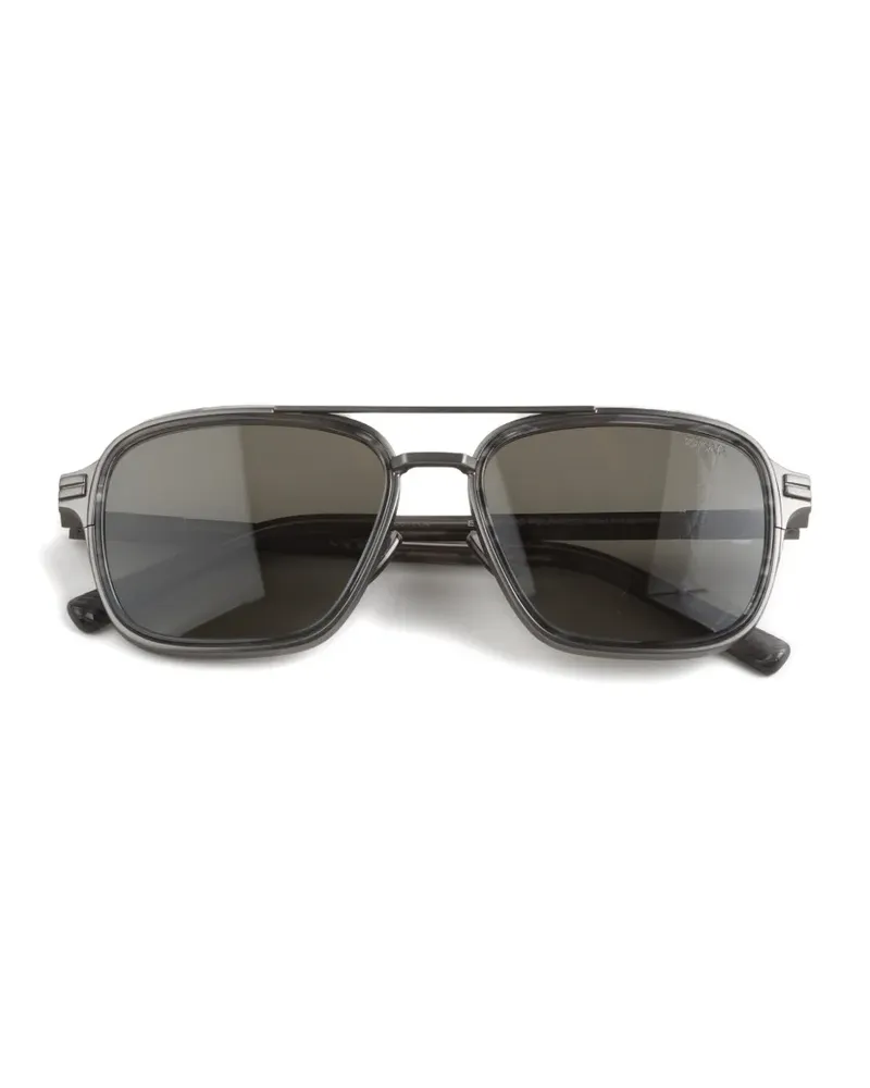 Ermenegildo Zegna square-frame sunglasses - Grau Grau