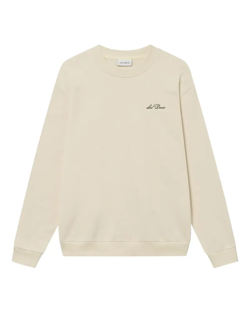 LES DEUX Sweatshirt mit Logo-Detail - Nude Nude