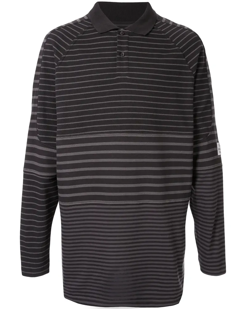 Martine Rose Poloshirt mit Einsätzen - Grau Grau