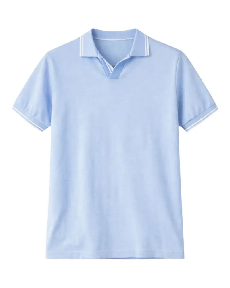 Paul & Shark Geripptes T-Shirt - Blau Blau