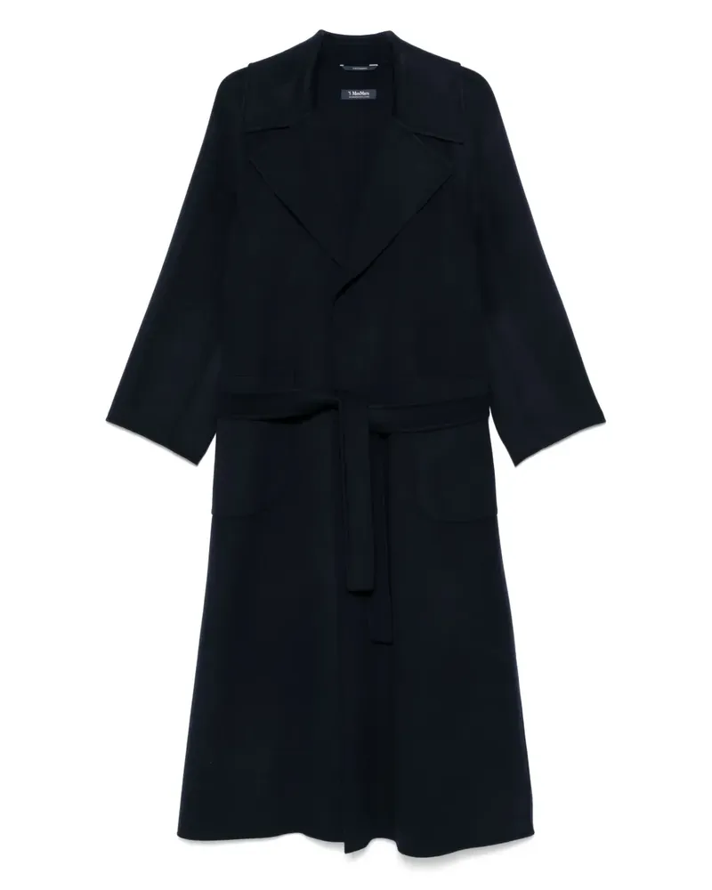 Max Mara Klassischer Mantel - Blau Blau