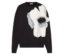 Sweatshirt mit Blumen-Print