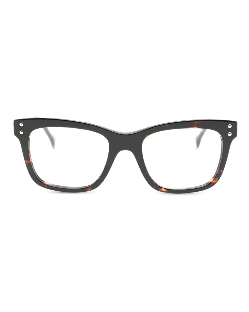 Carolina Herrera New York Eckige Brille in Schildpattoptik - Braun Braun