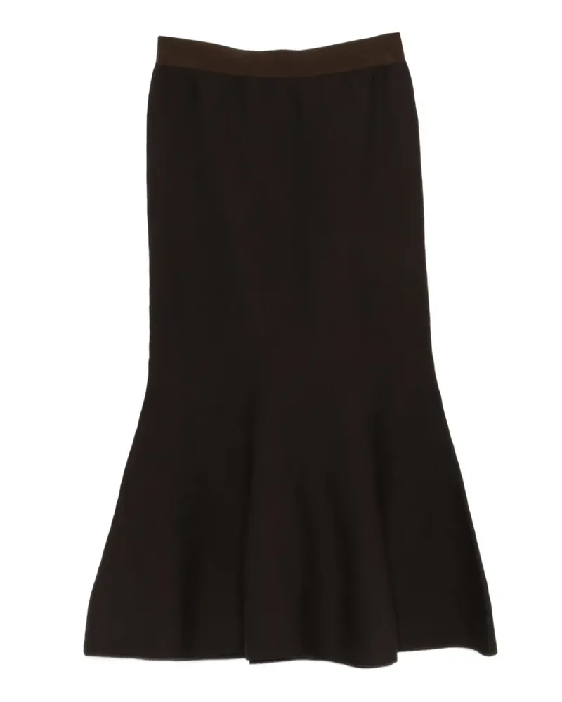 Liviana Conti Midirock mit Volants - Braun Braun