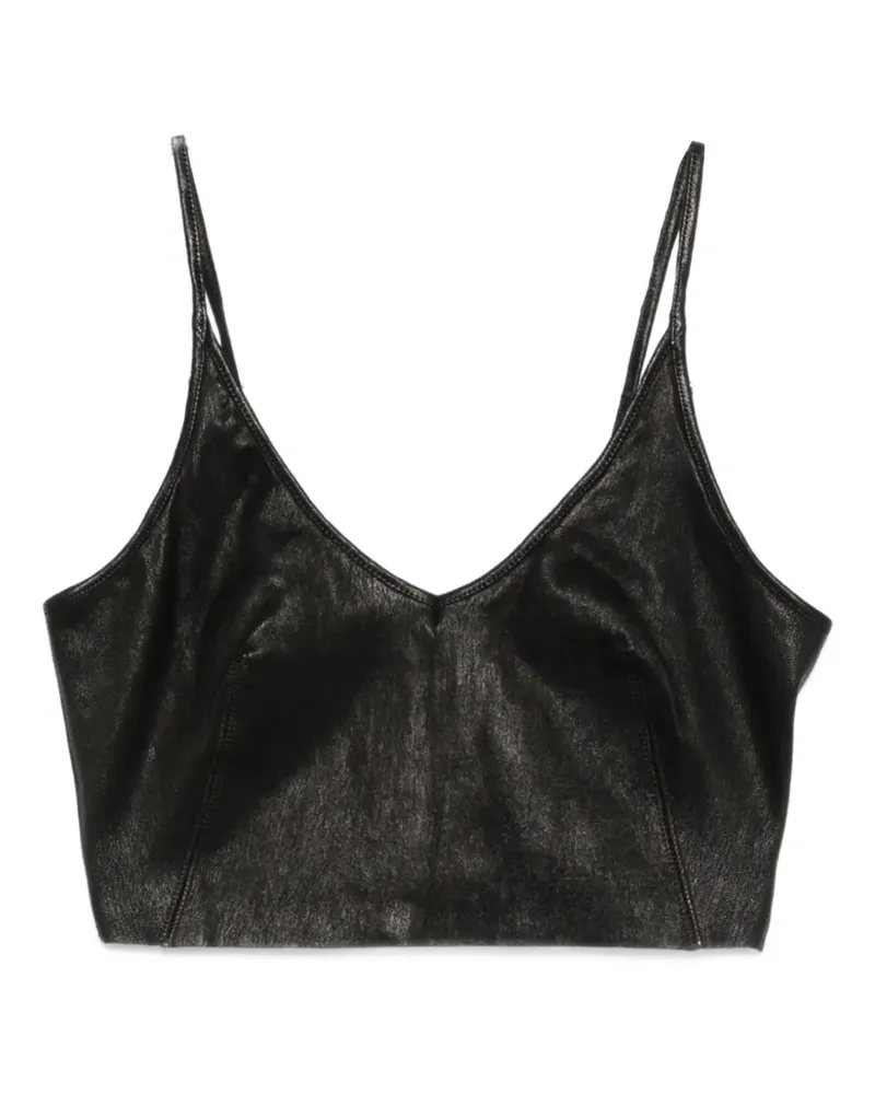 Rick Owens Oberteil mit V-Ausschnitt - Schwarz Schwarz