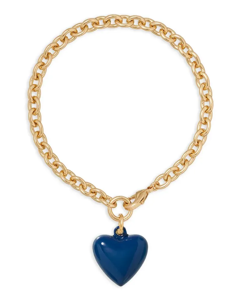 Roxanne Assoulin The Mini Puffy Armband mit Herzanhänger - Gold Gold