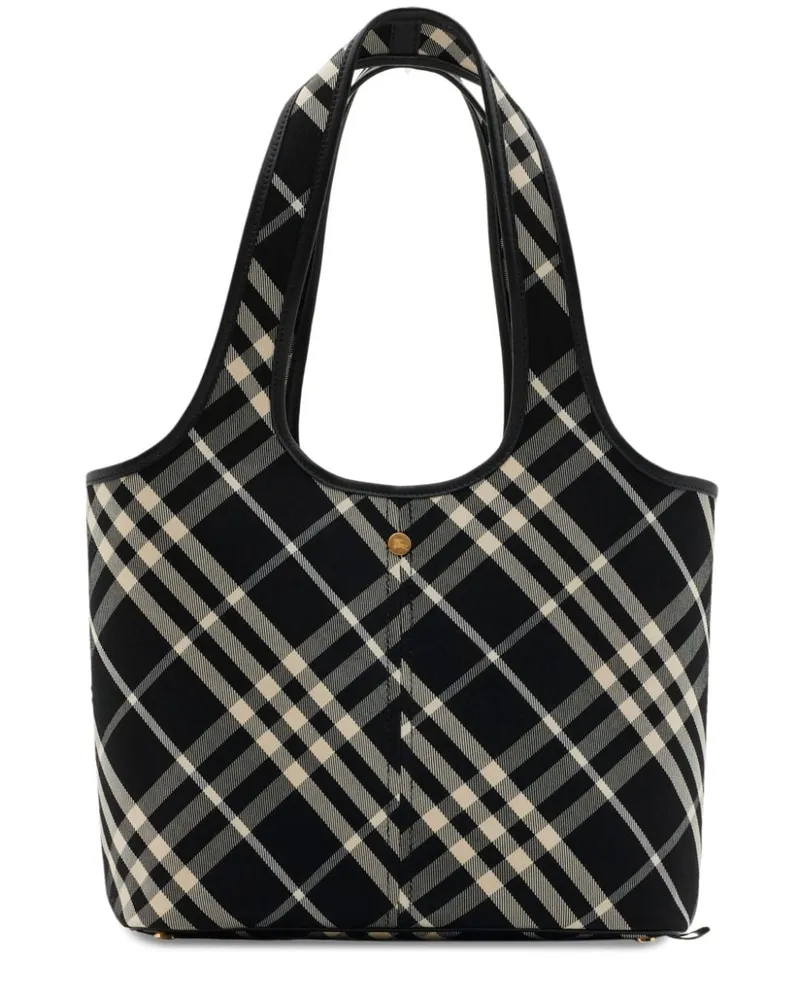 Burberry Tote Bag mit Nova Check - Schwarz Schwarz