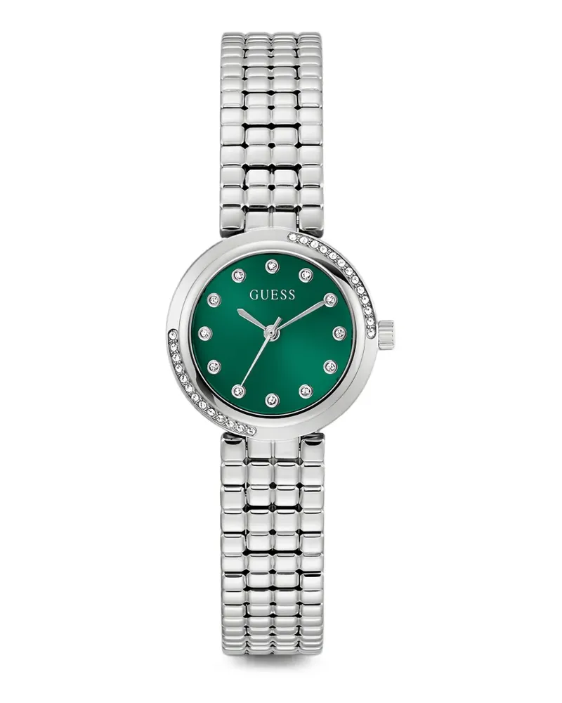 Guess silver-tone analog watch - Grün Grün