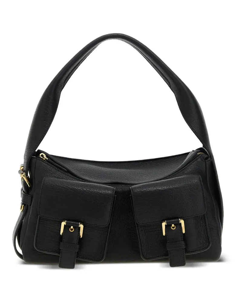 Mulberry Maggie Schultertasche - Schwarz Schwarz