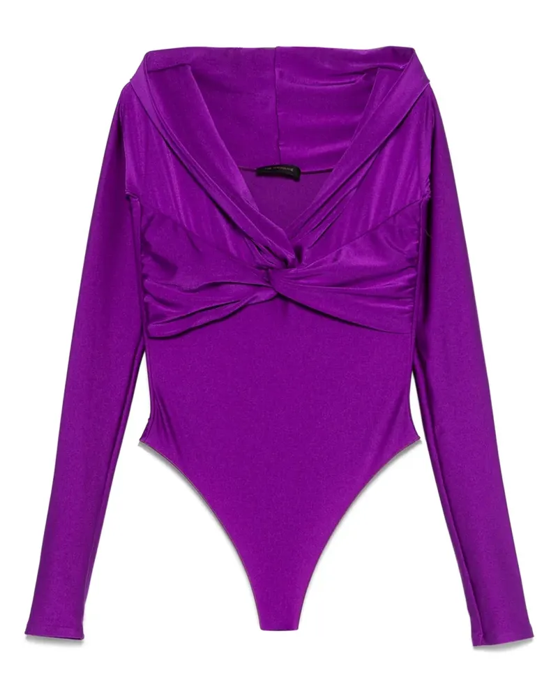ANDAMANE Schulterfreier Playsuit - Violett Violett