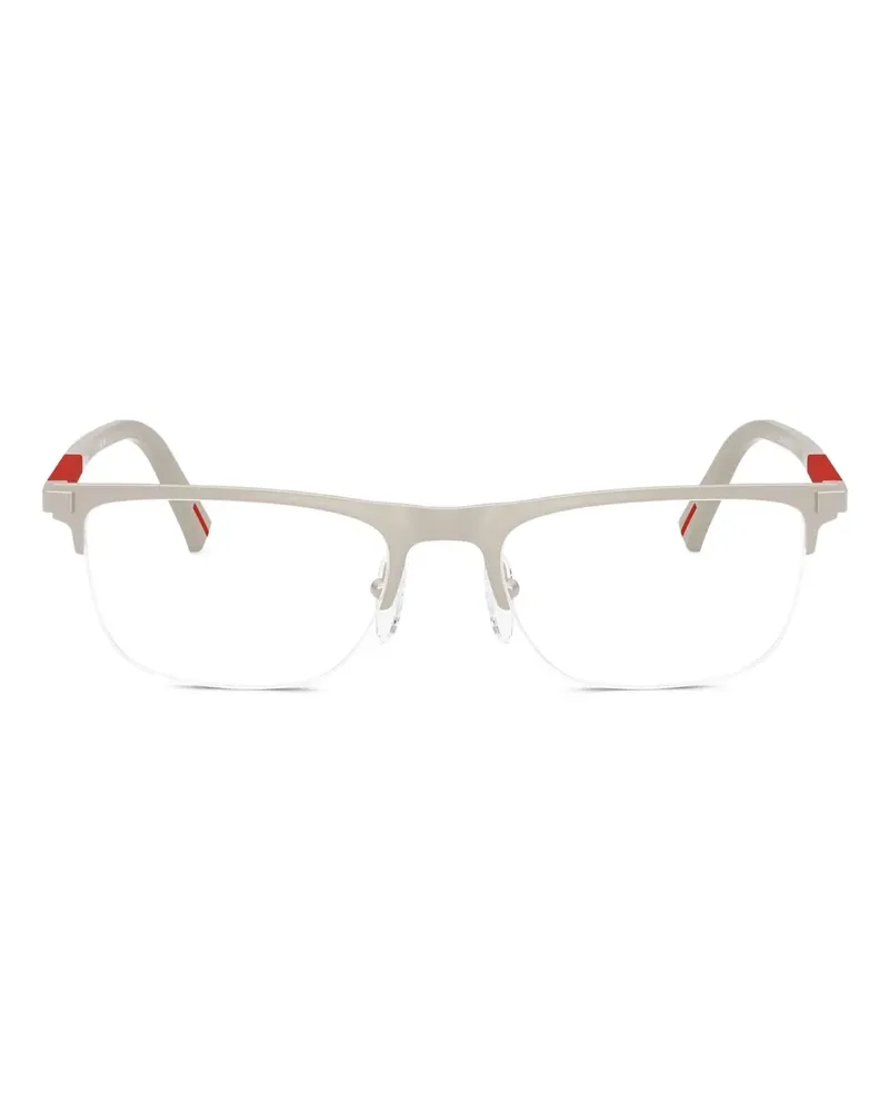 Prada PS50RV Brille mit eckigem Gestell - Nude Nude