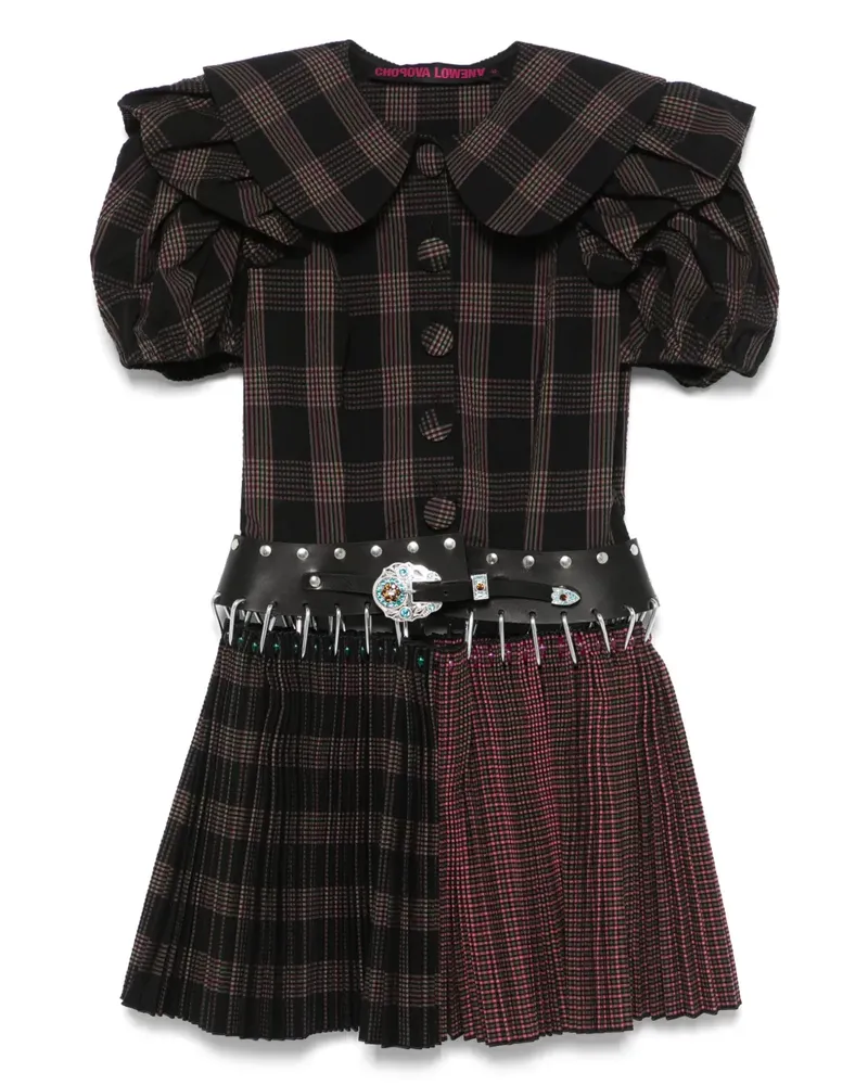 CHOPOVA LOWENA Chuck Minikleid - Schwarz Schwarz