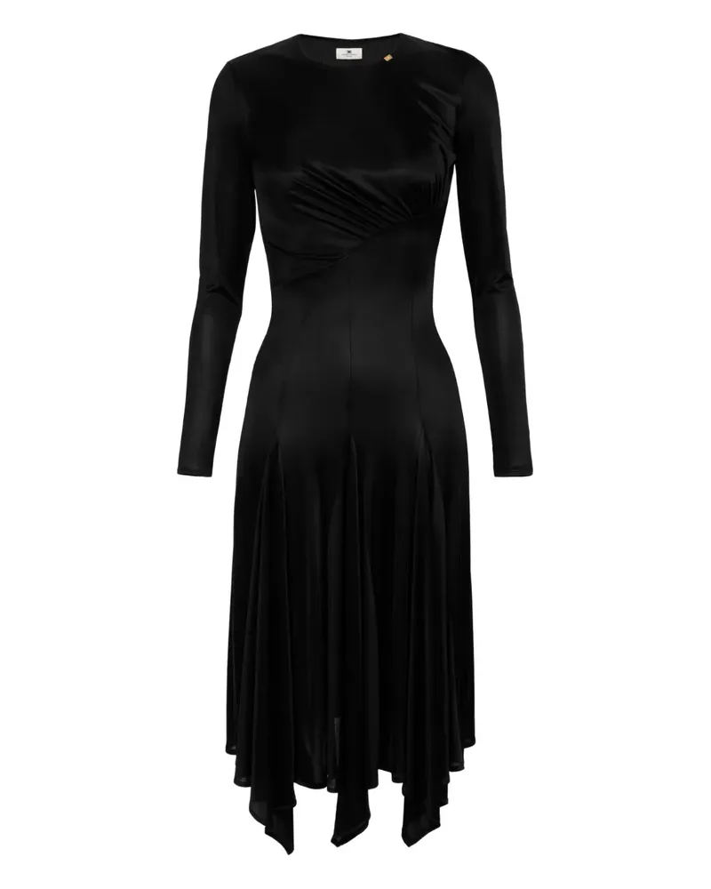 Elisabetta Franchi Asymmetrisches Abendkleid - Schwarz Schwarz