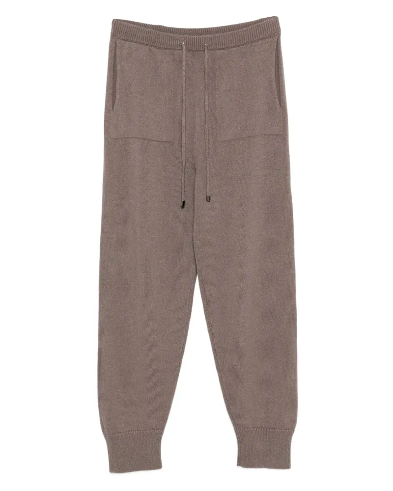 Antonelli Firenze Tapered-Hose mit Kordelzug - Braun Braun