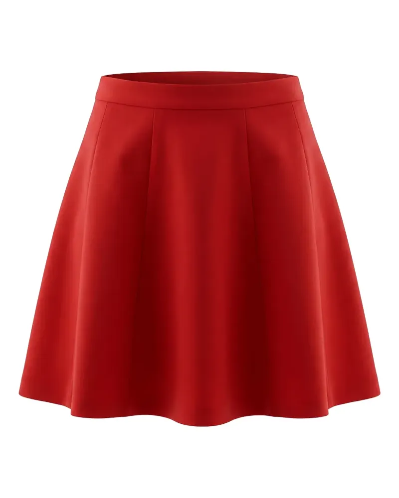 Valentino Garavani pleated A-line skirt - Rot Rot