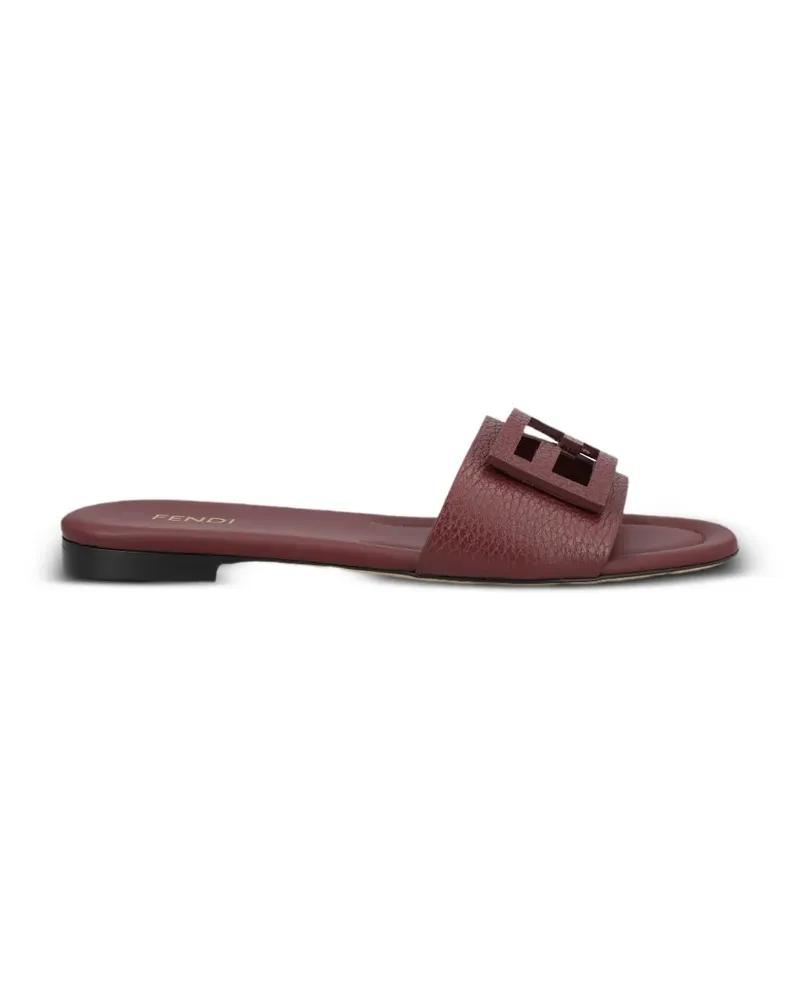 Fendi Baguette Pantoletten - Rot Rot