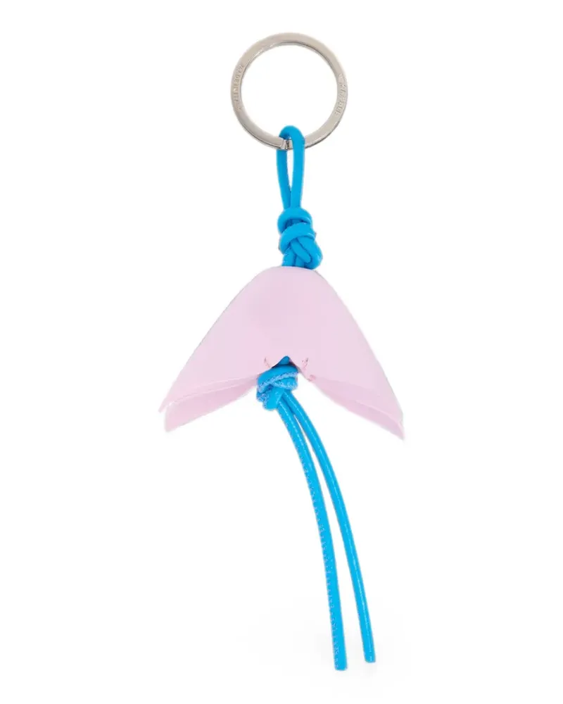 Jil Sander Bellflower charm keyring - Rosa Rosa