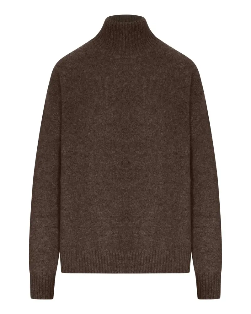 Max Mara Max Mara high-neck sweater - Braun Braun
