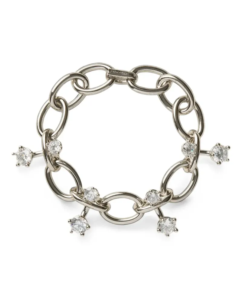 PANCONESI Diamanti Armband mit Zirkonkette - Silber Silber