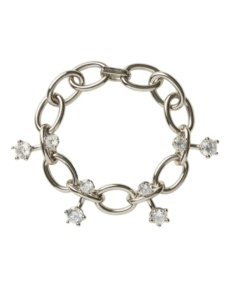 PANCONESI Diamanti Armband mit Zirkonkette - Silber Silber