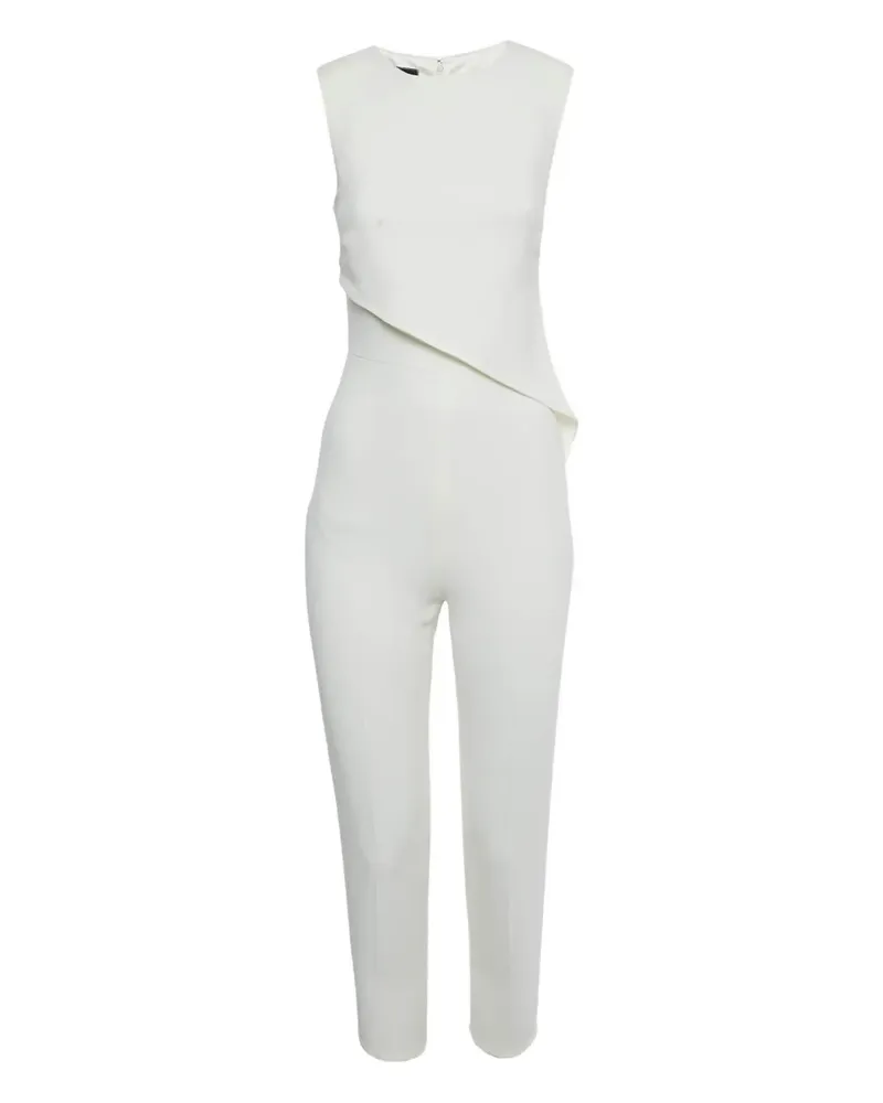 Elisabetta Franchi asymmetric jumpsuit - Weiß Weiß