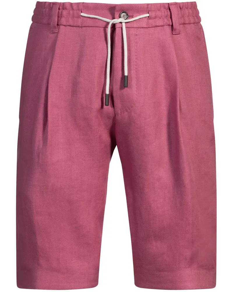 HUGO BOSS Bermudas mit Kordelzug - Rosa Rosa