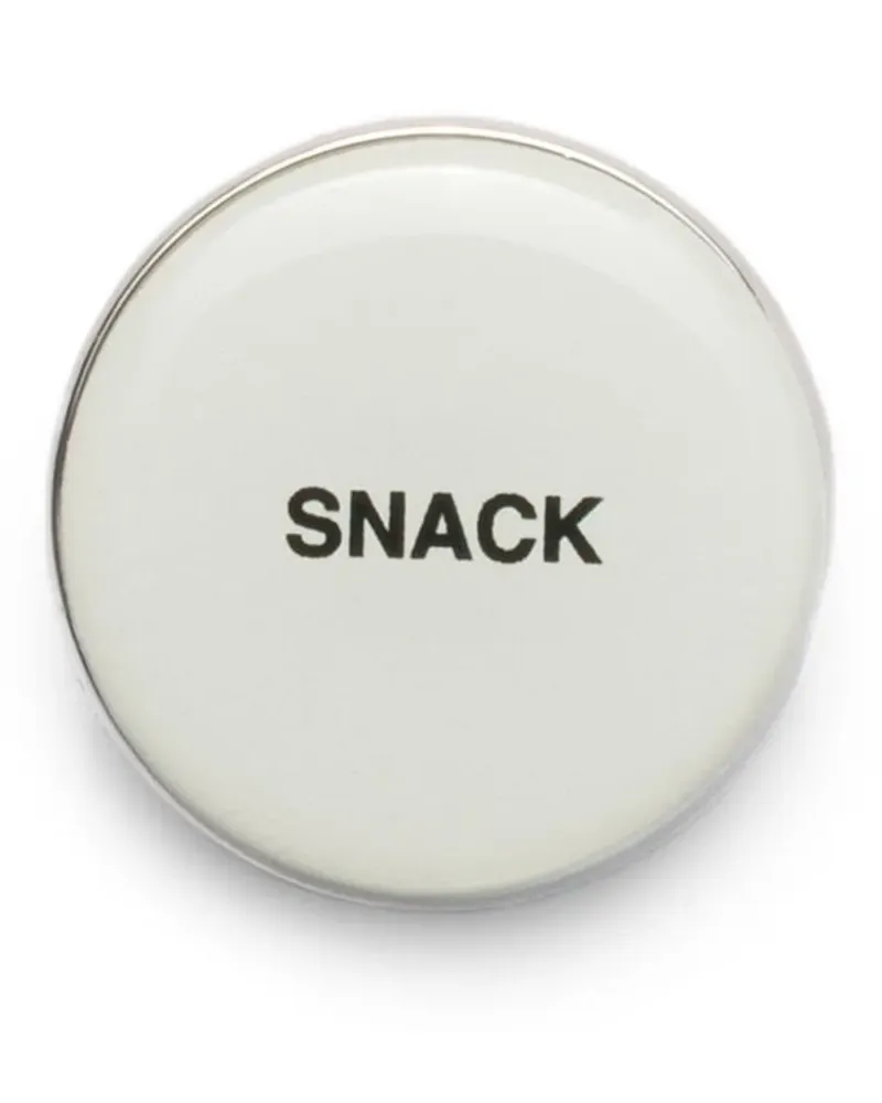 Prada Ohrring mit grafischem Print - Silber Silber