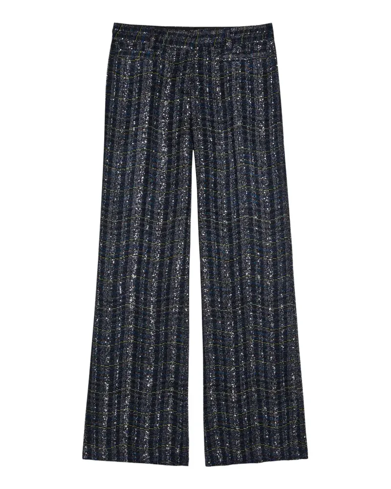 Missoni Hose mit Pailletten - Blau Blau
