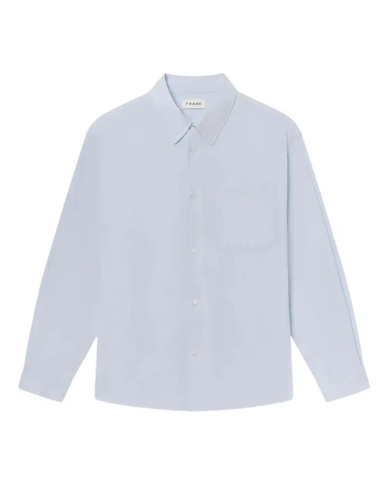 Frame Denim patch-pocket long-sleeve shirt - Blau Blau