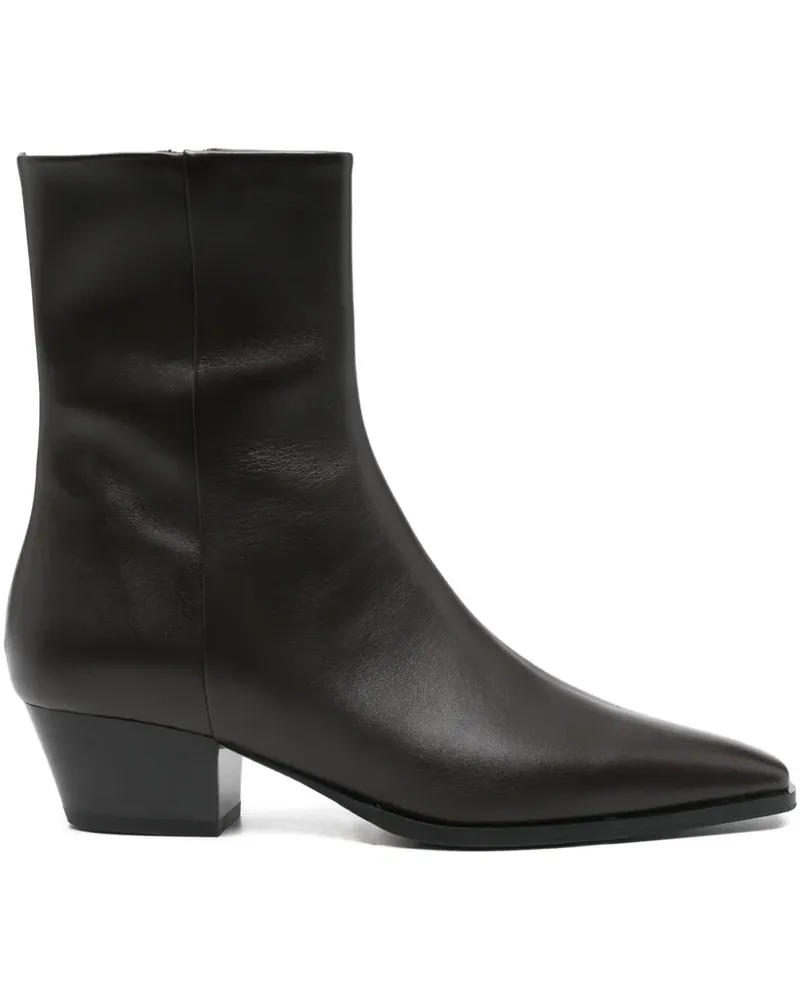 aeyde Stiefel mit spitzer Kappe - Braun Braun
