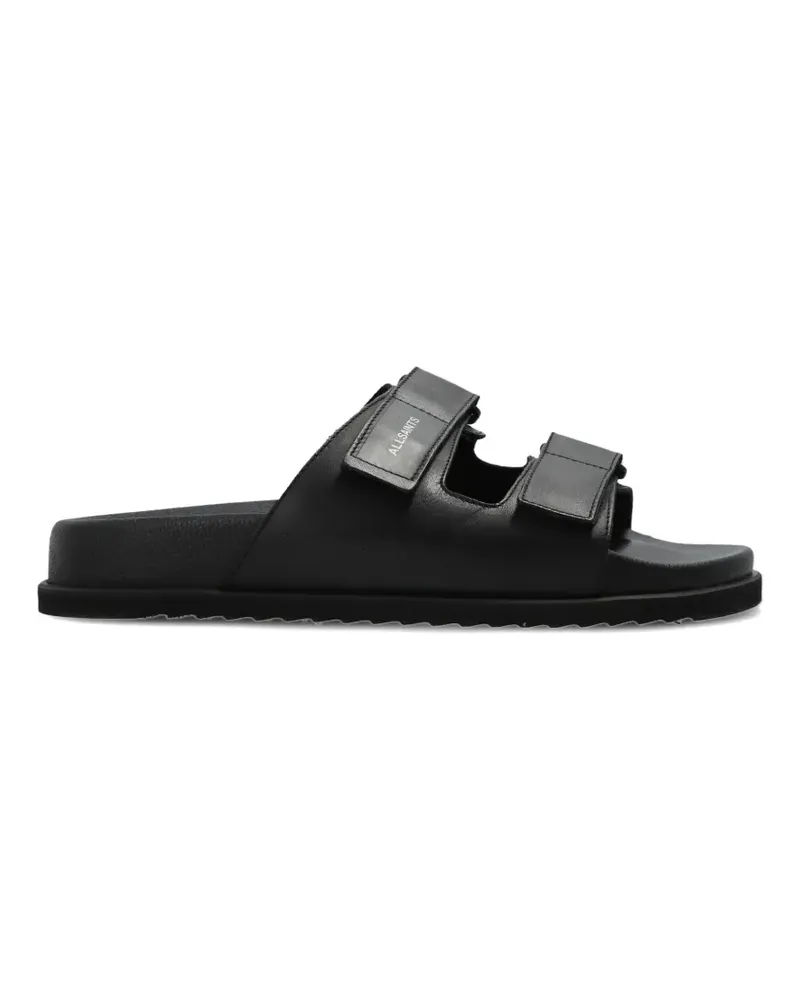 AllSaints Vex Sandalen mit Klettverschluss - Schwarz Schwarz