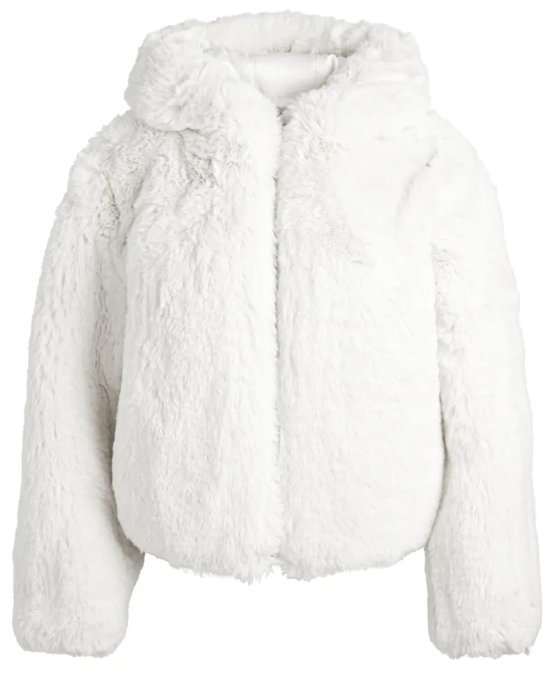 Alice + Olivia Rowe Jacke aus Faux Fur - Nude Nude