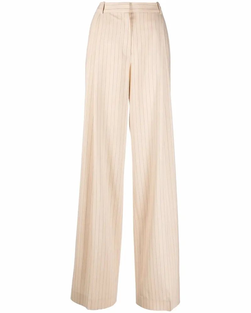 Nina Ricci Taillenhose mit weitem Bein - Nude Nude