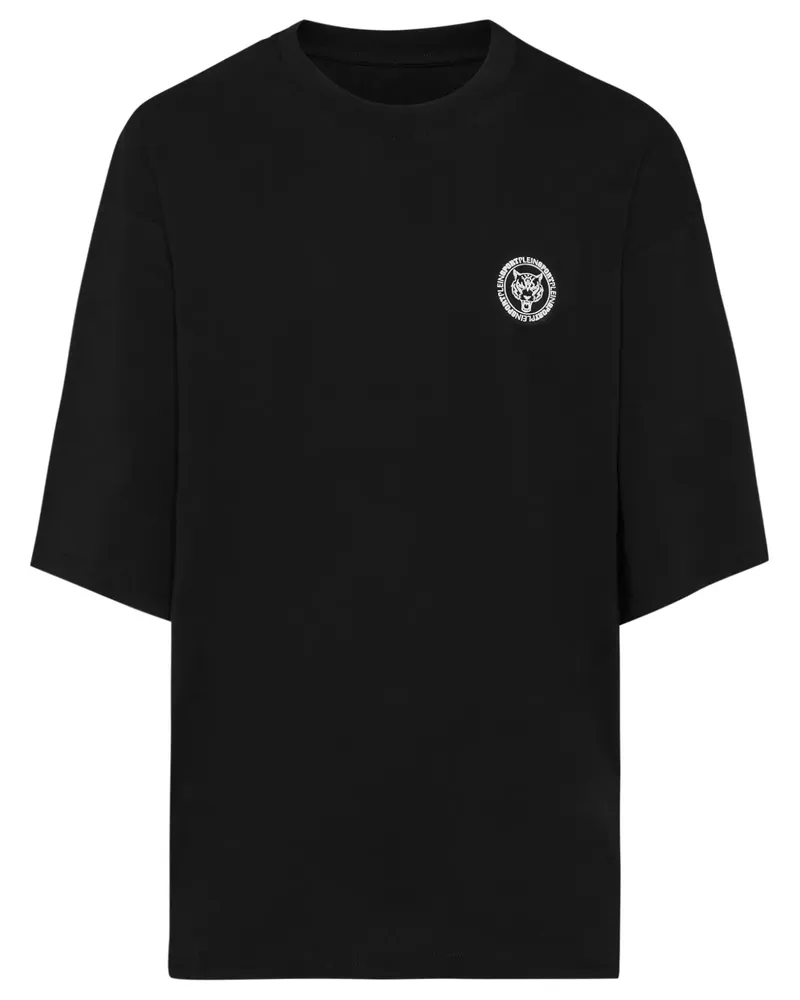 Philipp Plein T-Shirt mit Rundhalsausschnitt - Schwarz Schwarz