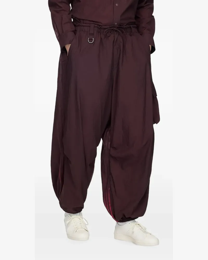 Y-3 gradient-stripe cargo pants - Rot Rot