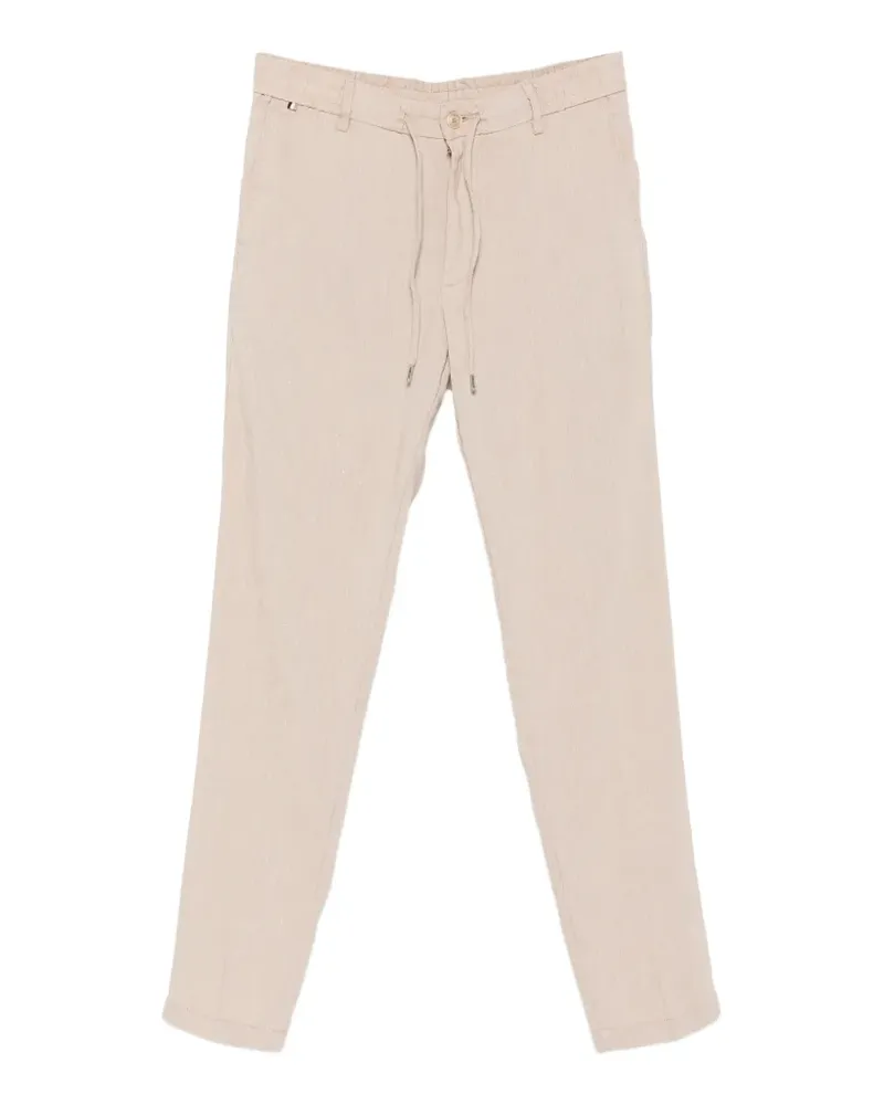 HUGO BOSS drawstring-waist trousers - Nude Nude