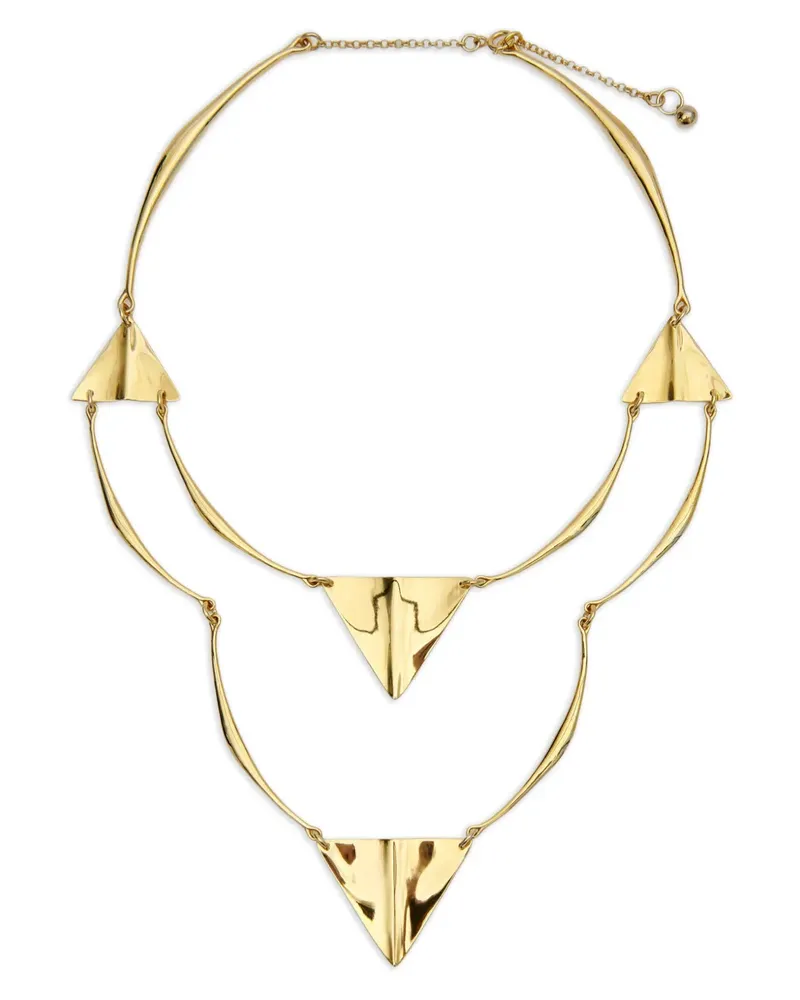 Isabel Marant Triangle Blair Halskette - Gold Gold