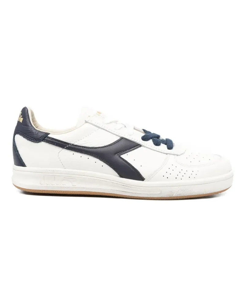Diadora Elite Dominio leather lace-up sneakers - Weiß Weiß