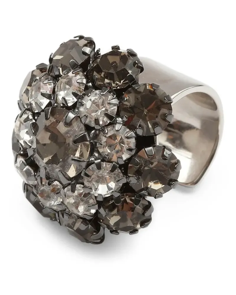 Maison Margiela crystal-embellished earcuff - Silber Silber