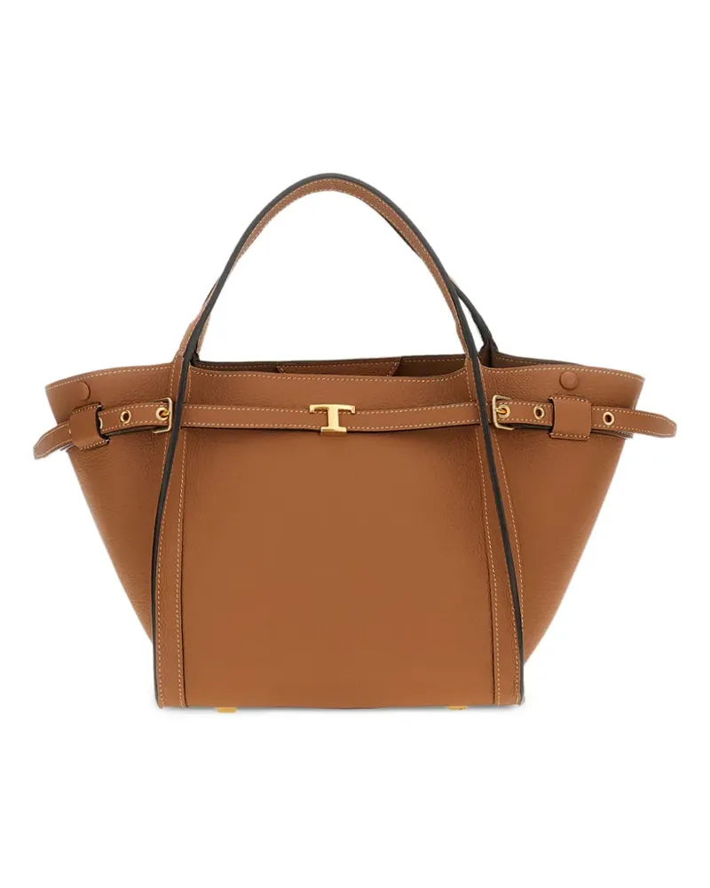 TOD'S Handtasche mit Schnalle - Braun Braun