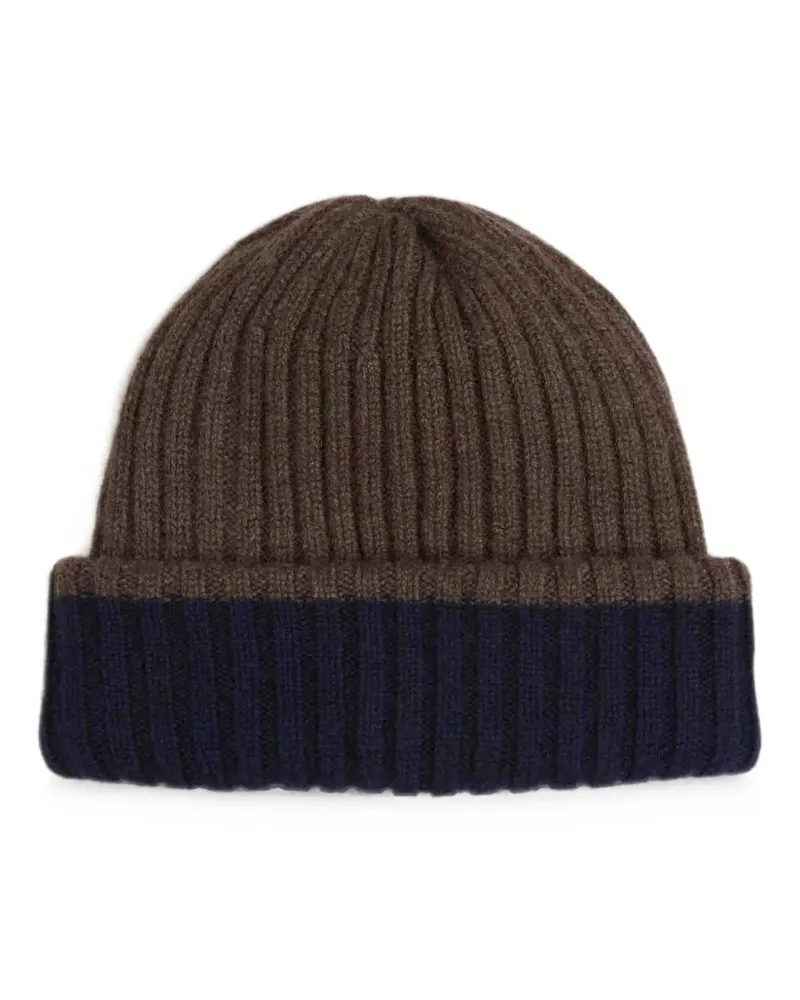 Fedeli Gerippte Beanie - Braun Braun