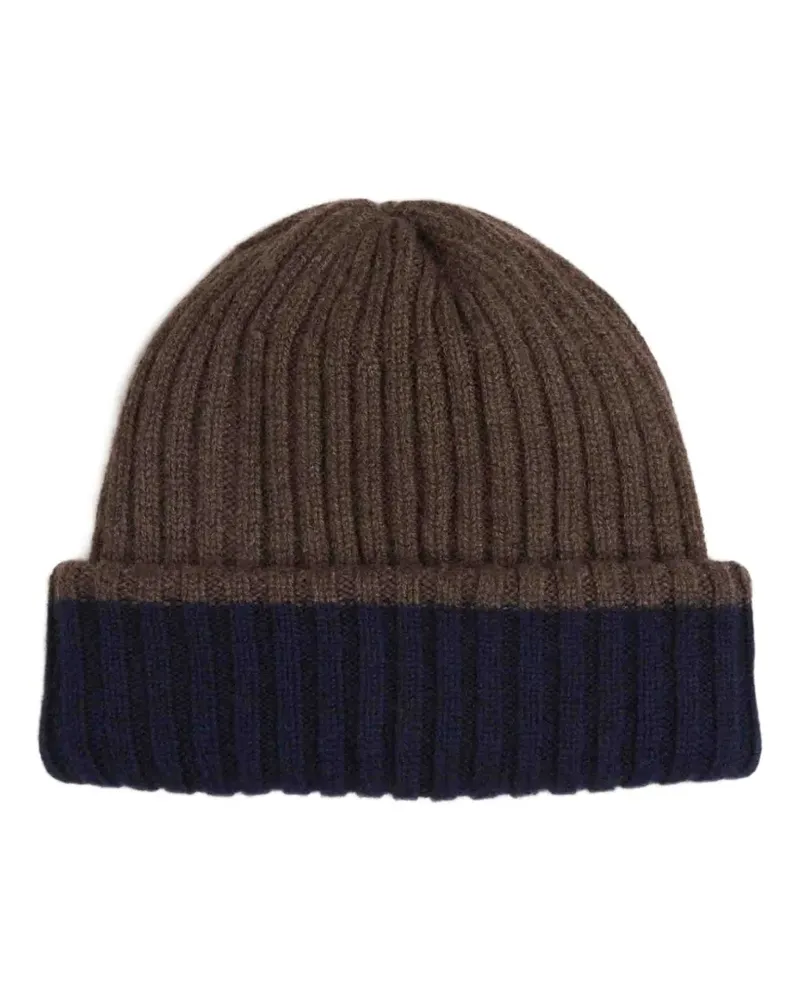Fedeli Gerippte Beanie - Braun Braun