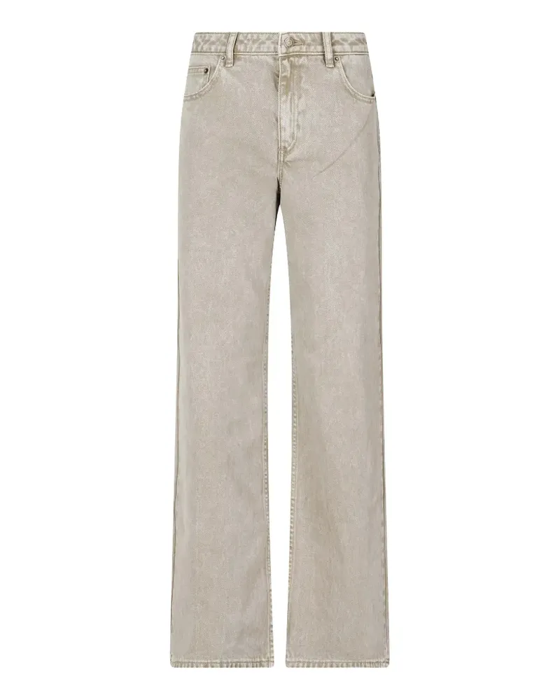 Michael Kors acid-wash wide-leg jeans - Grau Grau